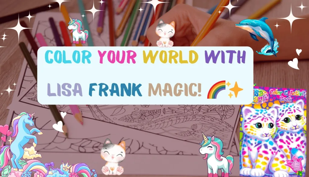 Lisa Frank coloring books